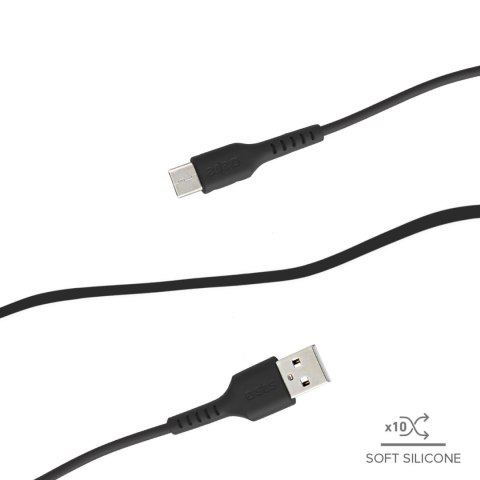 Kabel przewód USB-A - Micro-USB 2m - czarny