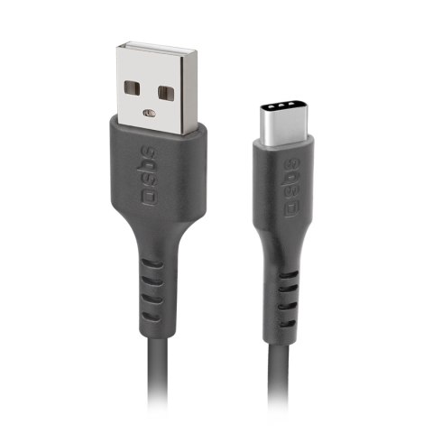 Kabel przewód USB-A - USB-C 3m - czarny