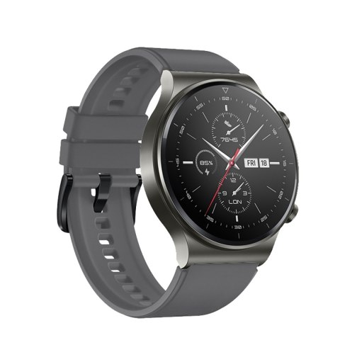 Pasek silikonowy do zegarka Huawei Watch GT 2/3/4/2 Pro/3 Pro/4 Pro/GT 2e 46mm - szary