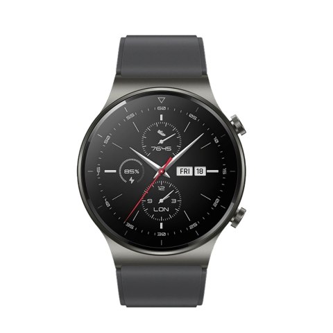 Pasek silikonowy do zegarka Huawei Watch GT 2/3/4/2 Pro/3 Pro/4 Pro/GT 2e 46mm - szary