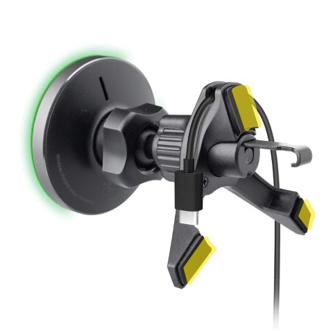 Uchwyt do smartfona z ładowarką bezprzewodową na kratkę MagSafe - czarny