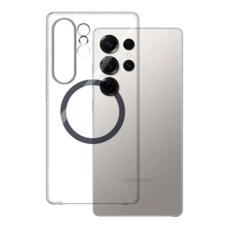 Etui silikonowe Samsung Clear Magnet Case z ringiem do Samsung Galaxy S25 Ultra - przezroczyste