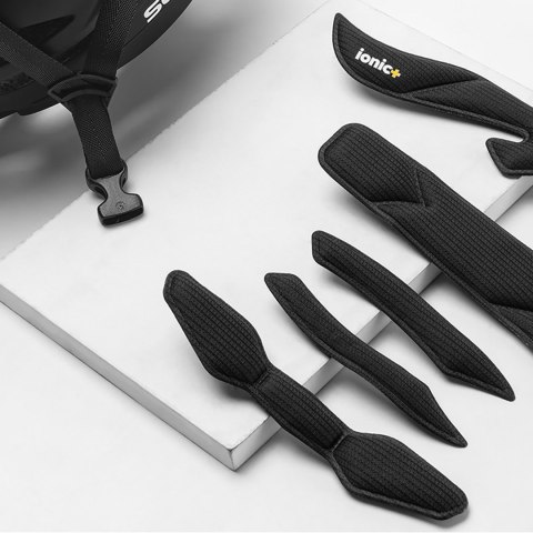 Kask rowerowy z szybką odpinanymi okularami z filtrem UV unisex - biały mat