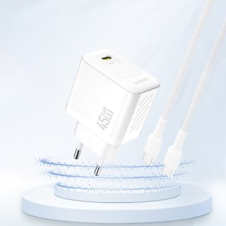 Ładowarka sieciowa A28 GaN USB-C 45W - biała