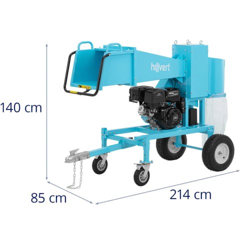 Łuparka rębak spalinowy do drewna gałęzi o śr. 12 cm 6.5 l 18 KM