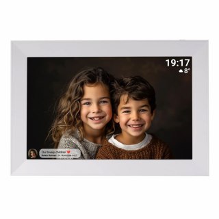 Ramka cyfrowa do zdjęć PFF-1012WMK2 10.1'' 16 GB microSD Wi-Fi - biała