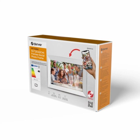 Ramka cyfrowa do zdjęć PFF-1026W 10.1'' 16 GB microSD Wi-Fi - biała