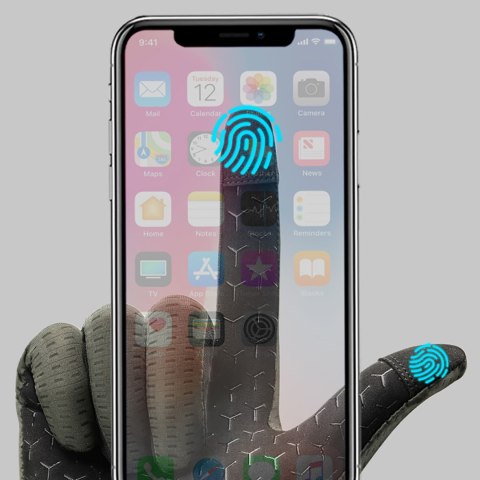 Rękawiczki rowerowe oddychające pełne rozmiar XL - zielone