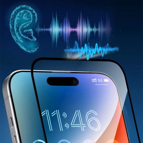 Szkło hartowane z antyrefleksem na iPhone 16 Pro Max