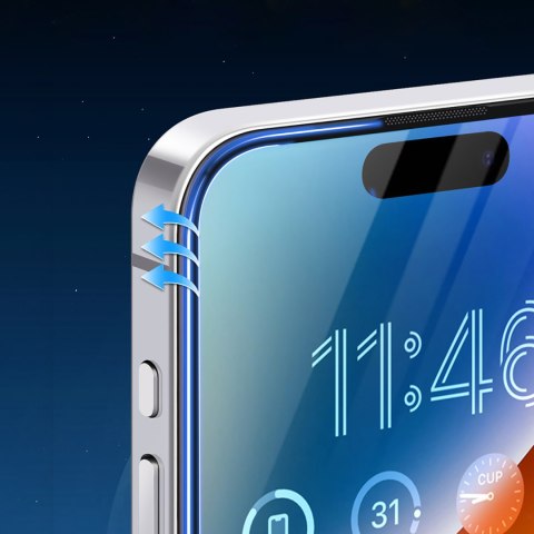 Szkło hartowane z antyrefleksem na iPhone 16 Pro Max