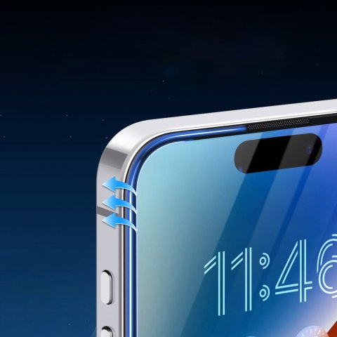 Szkło ochronne hartowane Corning Eyecare na iPhone 15/16