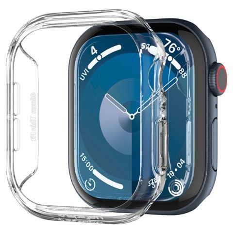 Etui Thin Fit na Apple Watch 10 46 mm - przezroczyste