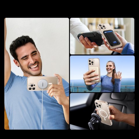 Etui case na iPhone 16 Pro Classy Clear Magnetic z MagSafe - przezroczyste