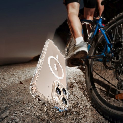 Etui case na iPhone 16 Pro Classy Clear Magnetic z MagSafe - przezroczyste