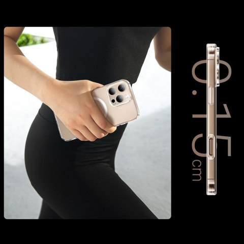 Etui case na iPhone 16 Pro Classy Clear Magnetic z MagSafe - przezroczyste