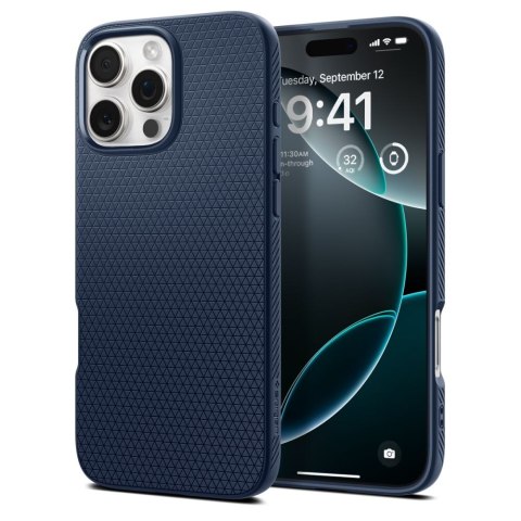 Etui case na iPhone 16 Pro Max Liquid Air - niebieskie