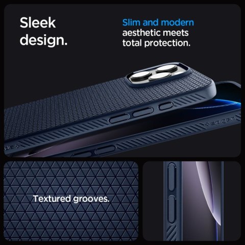 Etui case na iPhone 16 Pro Max Liquid Air - niebieskie