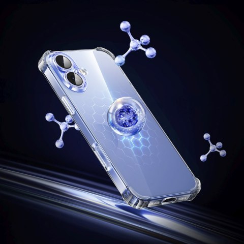 Etui ochronne na iPhone 16 Bright Cushion CA101 - przezroczyste