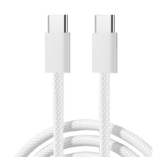 Kabel przewód Ben Series USB-C 60W 1 m - biały
