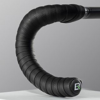 Owijka na kierownicę rowerową z PU wzór Velour - szara