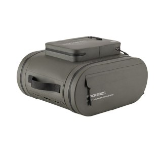 Sakwa rowerowa wodoodporna kufer na bagażnik 14l - szary