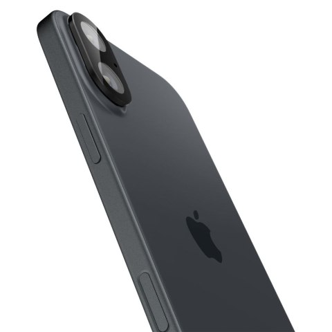 Szkło na aparat do iPhone 16 / 16 PLUS czarne - 2 szt.