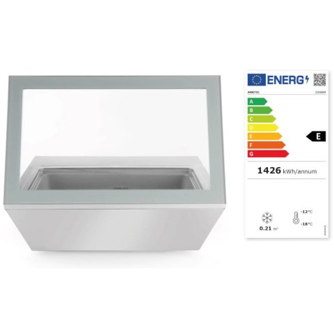 Witryna chłodnicza sałatkowa na 8x GN 1/6 77L ARKTIC Hendi 233689