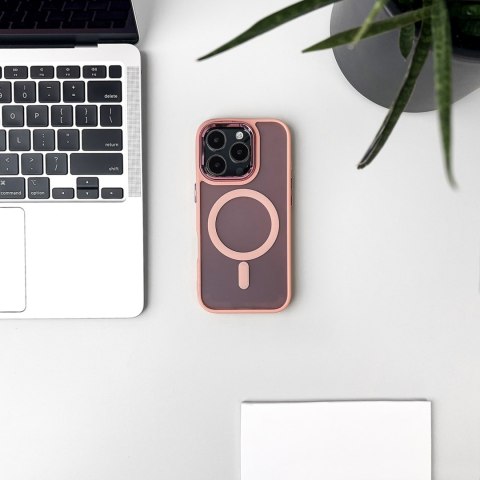 Etui na Samsung Galaxy S24 FE Fashion Case z MagSafe - różowe