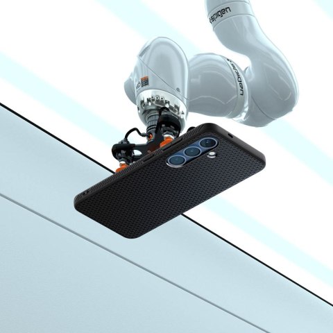 Etui na Samsung Galaxy S25 Liquid Air - czarny-mat