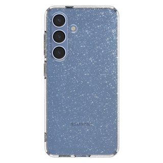 Etui na Samsung Galaxy S25+Liquid Crystal - brokatowo przezroczyste