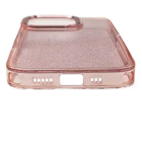 Etui ochronne na Samsung Galaxy S24 FE Glitter Case - różowe z brokatem