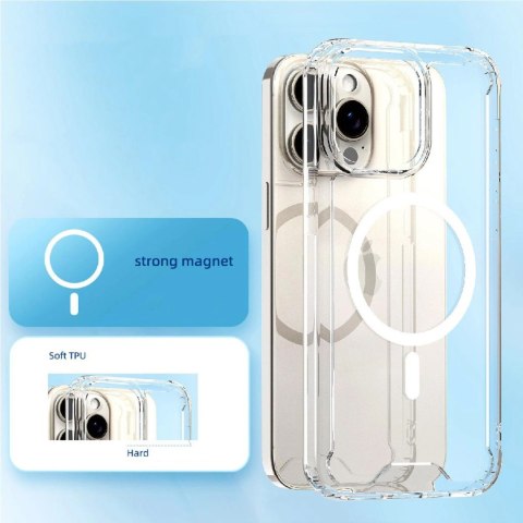 Etui ochronne na Samsung Galaxy S25 Clear Corner Case MagSafe - przezroczyste