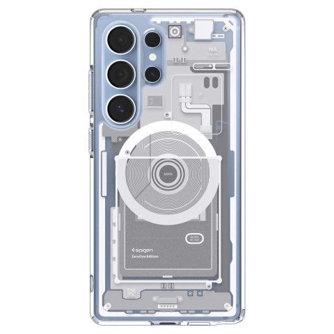 Etui pokrowiec Ultra Hybrid Mag na Samsung Galaxy S25 Ultra Zero One - białe