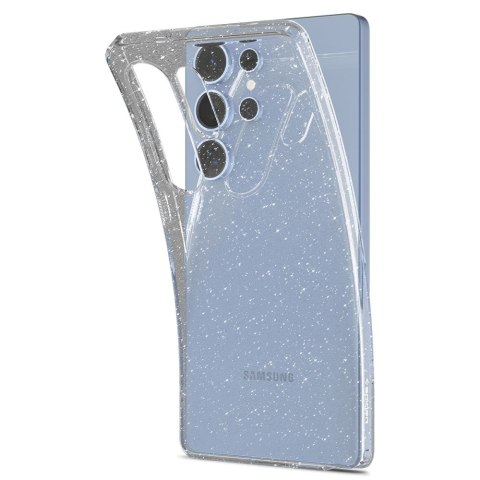 Etui pokrowiec na Samsung Galaxy S25 Ultra Liquid Crystal - przezroczysto-brokatowe