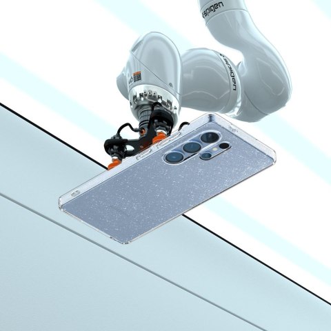 Etui pokrowiec na Samsung Galaxy S25 Ultra Liquid Crystal - przezroczysto-brokatowe