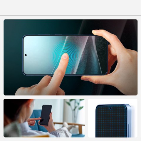 Szkło hybrydowe na Samsung Galaxy S25+ ELITE SHIELD EZ FIT - przezroczyste