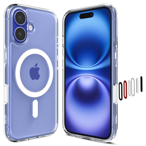 Etui case na iPhone 16 Ultra Hybrid T MagSafe - białe