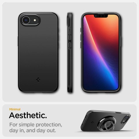 Etui case na iPhone 16e Thin Fit Mag - czarne