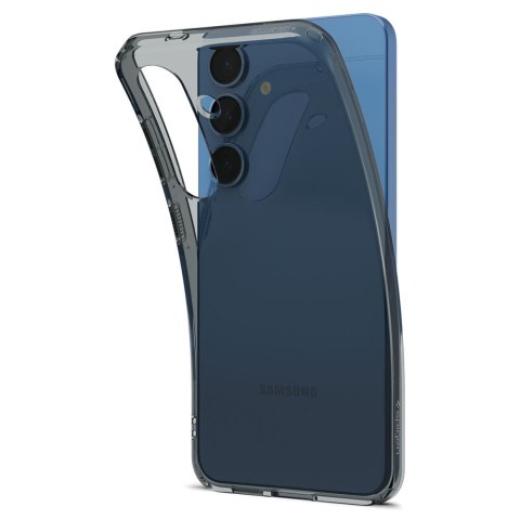 Etui na Samsung Galaxy S25 Liquid Crystal - czarne przezroczyste