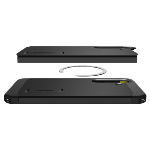 Etui na Samsung Galaxy S25 z podstawką Tough Armor MagSafe - czarne