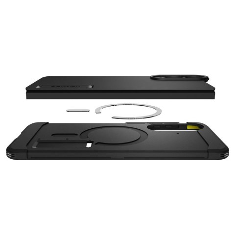 Etui ochronne na Samsung Galaxy S25 Edge Tough Armor MagSafe - czarne