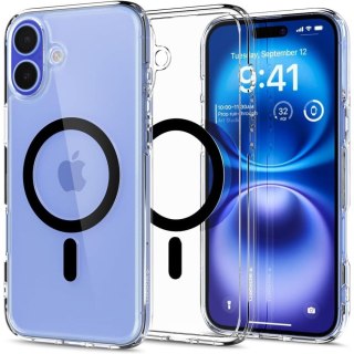Etui ochronne na iPhone 16 Ultra Hybrid MagSafe - przezroczysto czarne