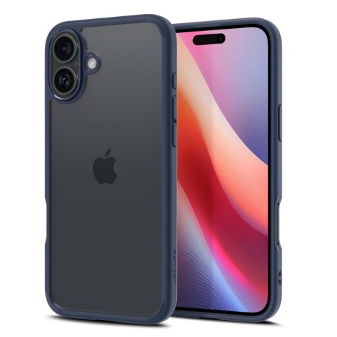 Etui ochronne na iPhone 16 Ultra Hybrid - przezroczysto niebieskie