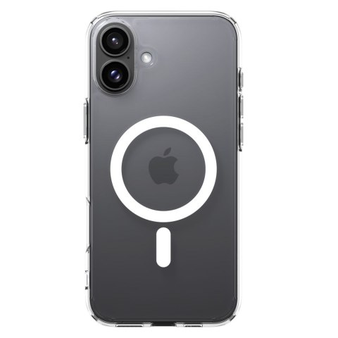 Etui plecki na iPhone 16 Plus Ultra Hybrid Mag z MagSafe - przezroczyste białe