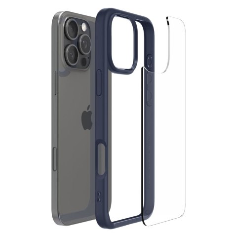 Etui plecki na iPhone 16 Pro Ultra Hybrid - niebieskie