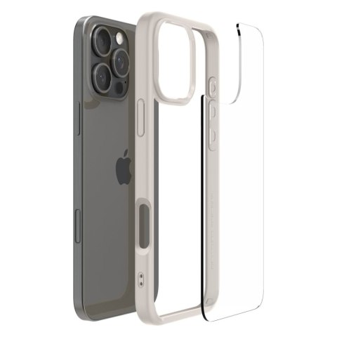 Etui plecki na iPhone 16 Pro Ultra Hybrid - tytanowe