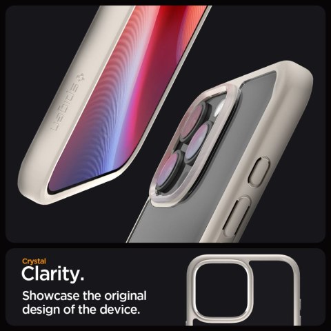 Etui plecki na iPhone 16 Pro Ultra Hybrid - tytanowe