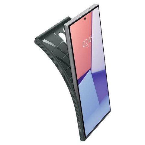 Etui ochronne na Samsung Galaxy S24 Ultra Liquid Air - ciemnozielone