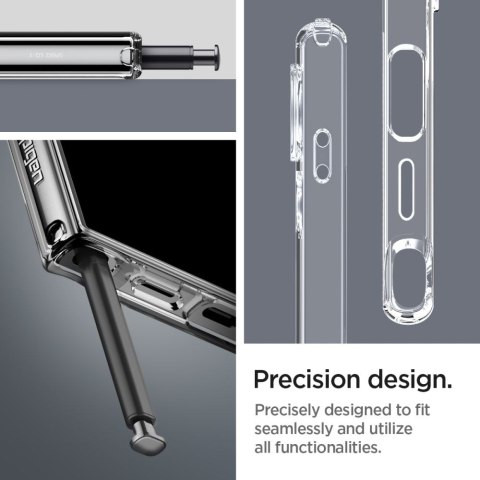 Etui ochronne na Samsung Galaxy S24 Ultra Liquid Crystal - przezroczyste