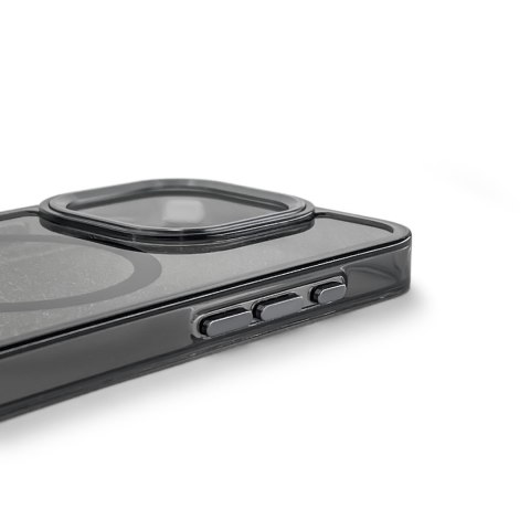 Etui ochronne na Samsung Galaxy S25 Glitter Case z Mag Safe - czarne z brokatem